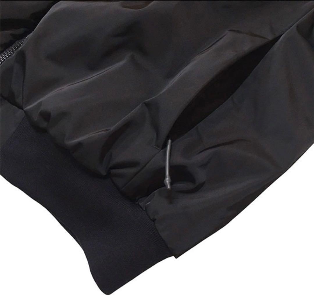 最終値下げ‼️超美品‼️ラッドミュージシャン24FWフード付きMA1ブルゾンブ46