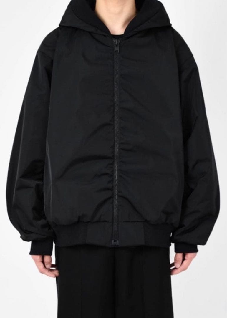 最終値下げ‼️超美品‼️ラッドミュージシャン24FWフード付きMA1ブルゾンブ46