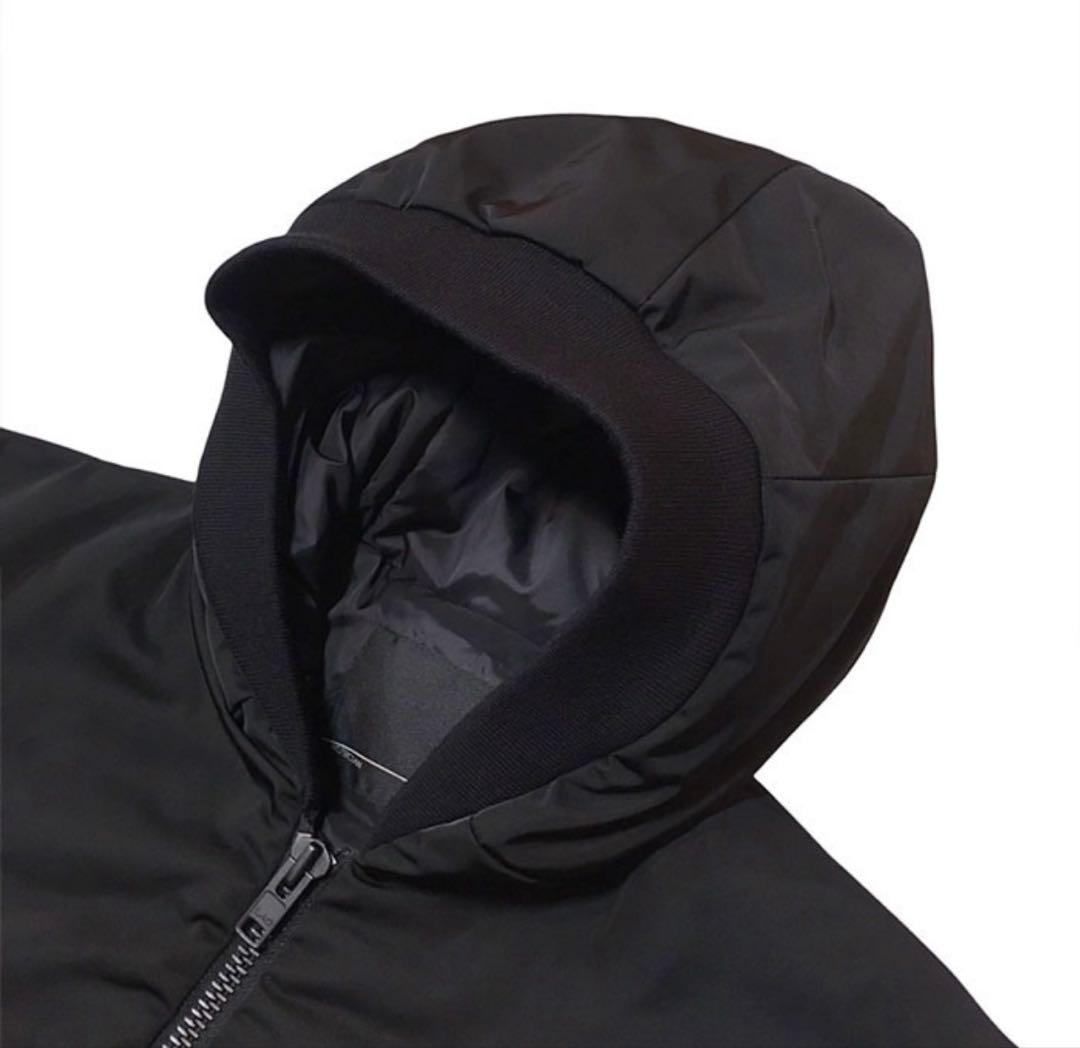 最終値下げ‼️超美品‼️ラッドミュージシャン24FWフード付きMA1ブルゾンブ46