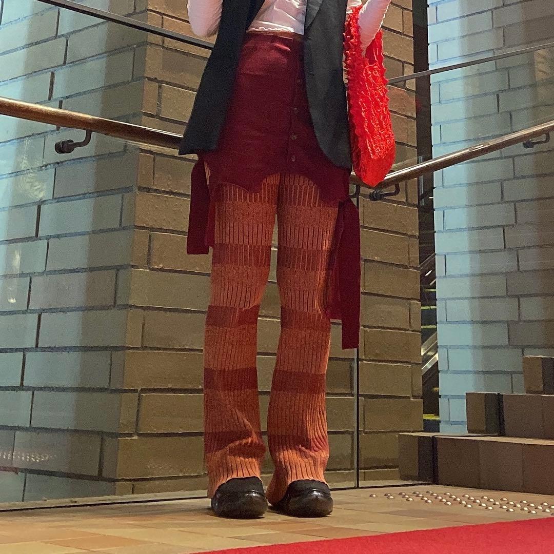 maison special メゾンスペシャル レイヤードニットパンツ