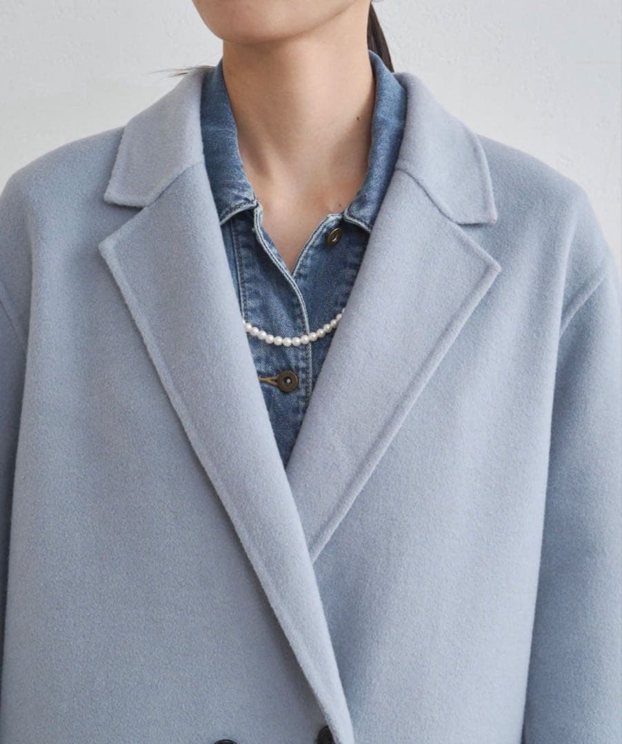 完売品☆LOUNGEDRESS☆20周年限定☆ロングリバーコート☆ブルー