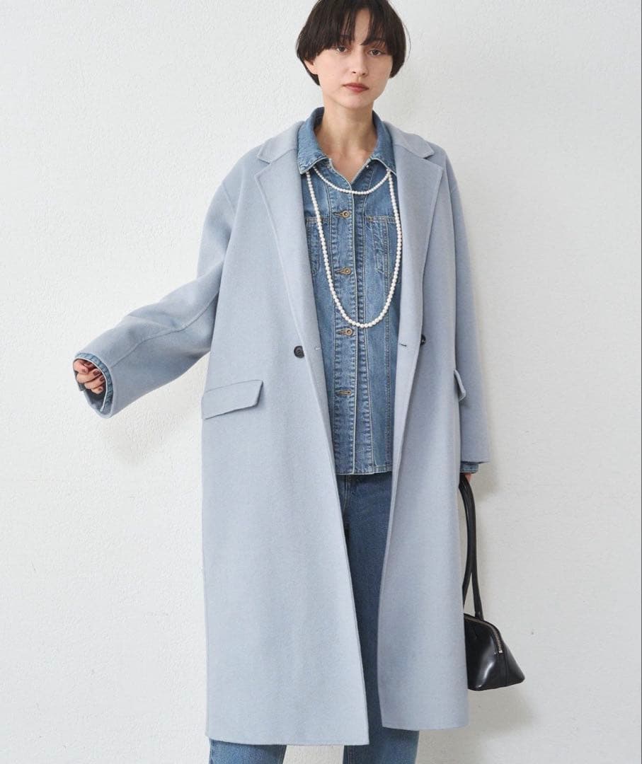 完売品☆LOUNGEDRESS☆20周年限定☆ロングリバーコート☆ブルー