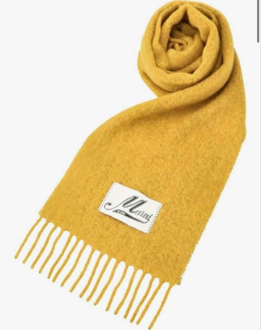 【新品】マルニ マフラー ストール イエロー