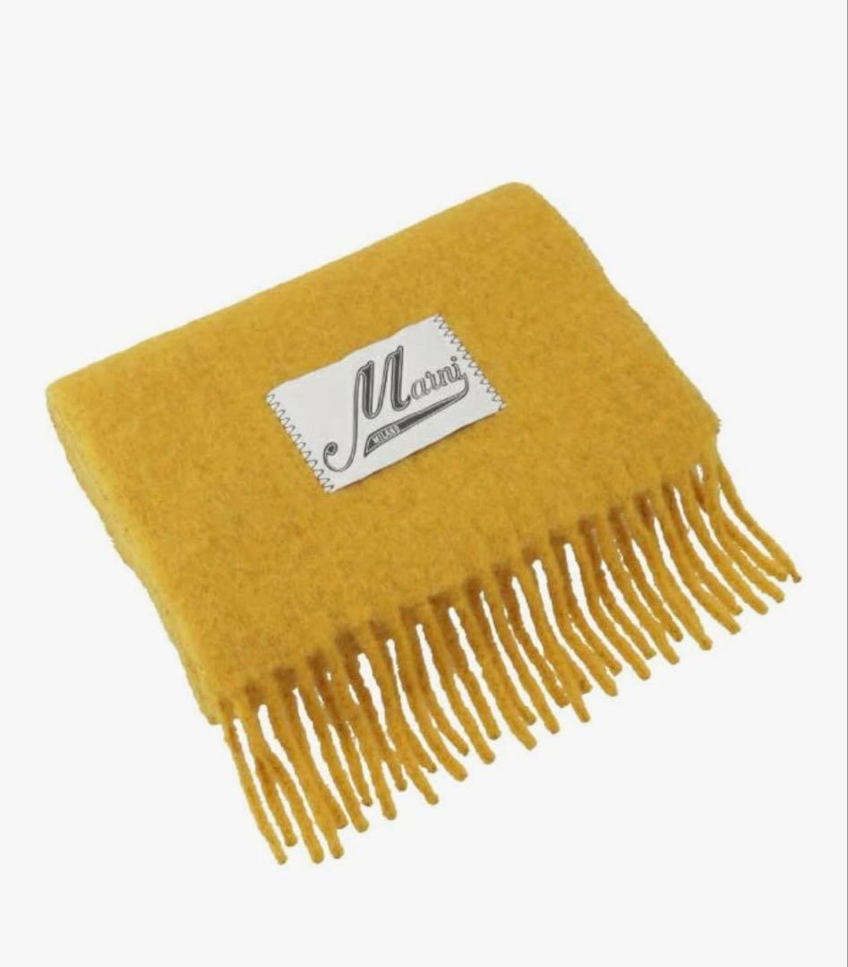 【新品】マルニ マフラー ストール イエロー