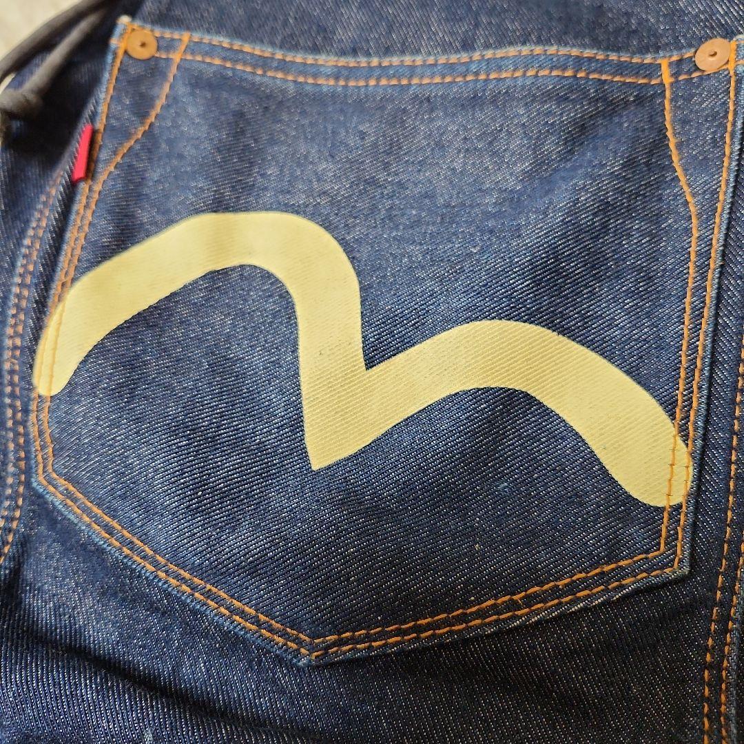 【レア美品】EVISU 希少タグ　デニムリュック カモメ