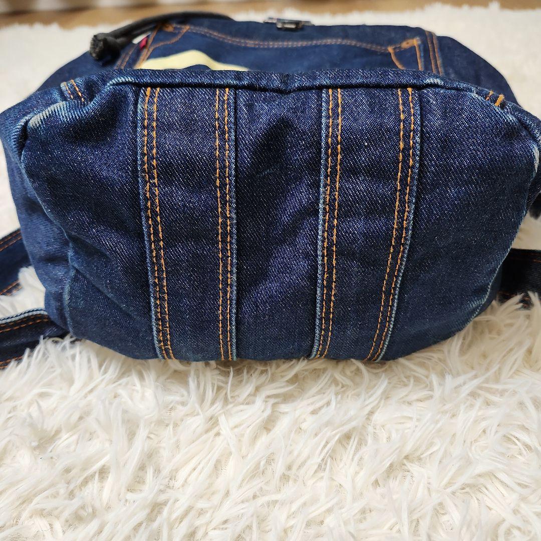 【レア美品】EVISU 希少タグ　デニムリュック カモメ