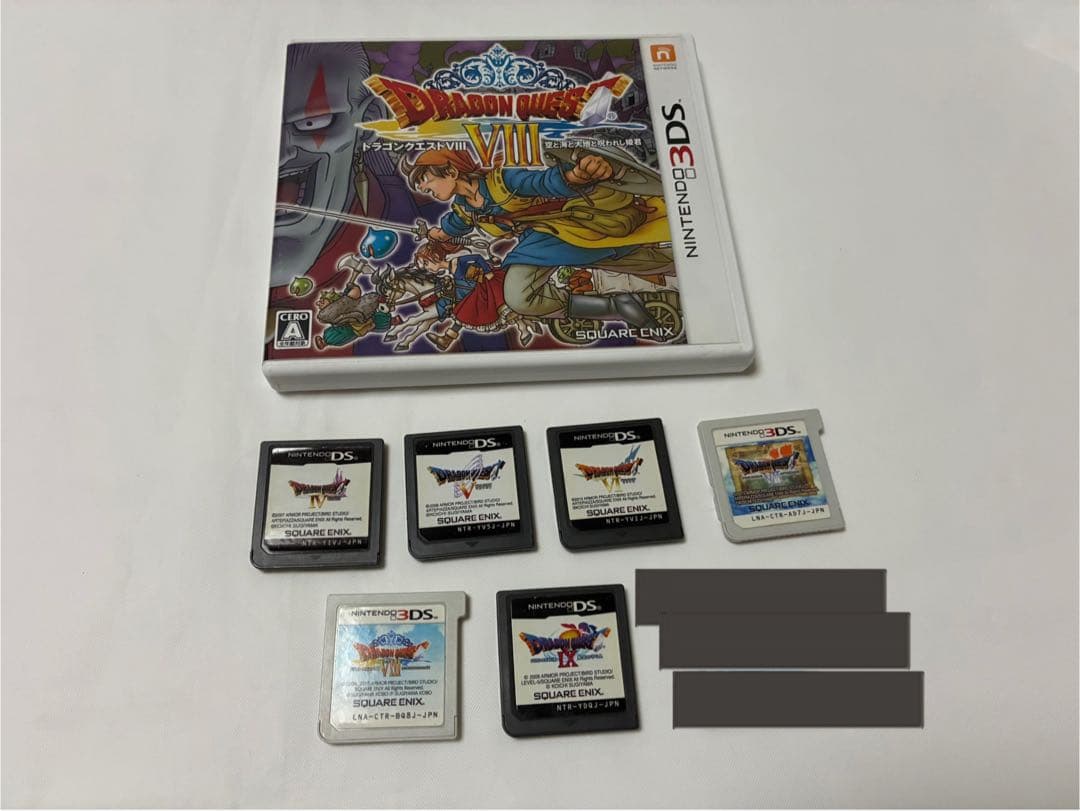 【やまだ】ドラゴンクエスト 4・5・6・7・8・9ソフト6本セット