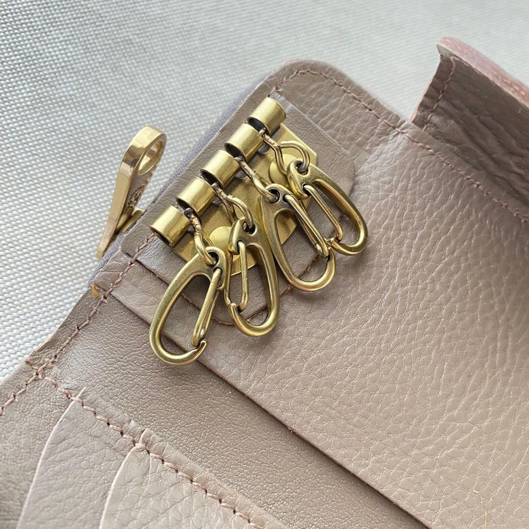 【IL BISONTE】イルビゾンテ キーケース ケース グレー 新品