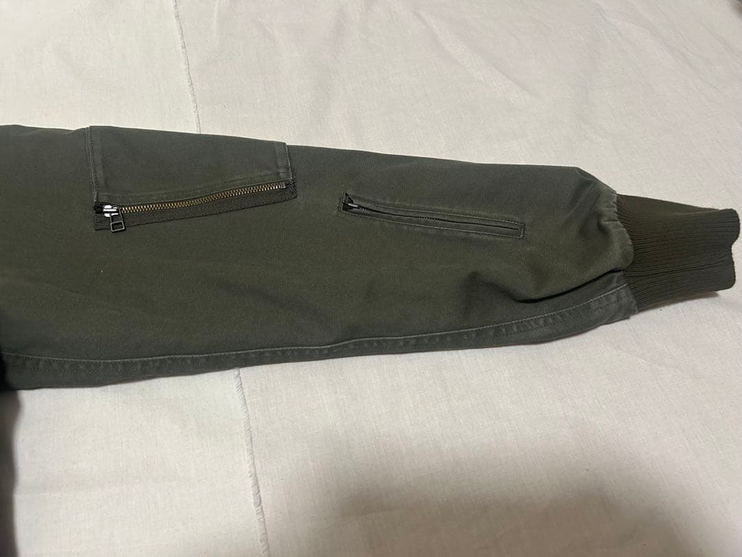 ジャケット・アウター UNIFORM EXPERIMENT WASHED FLIGHT BLOUSON