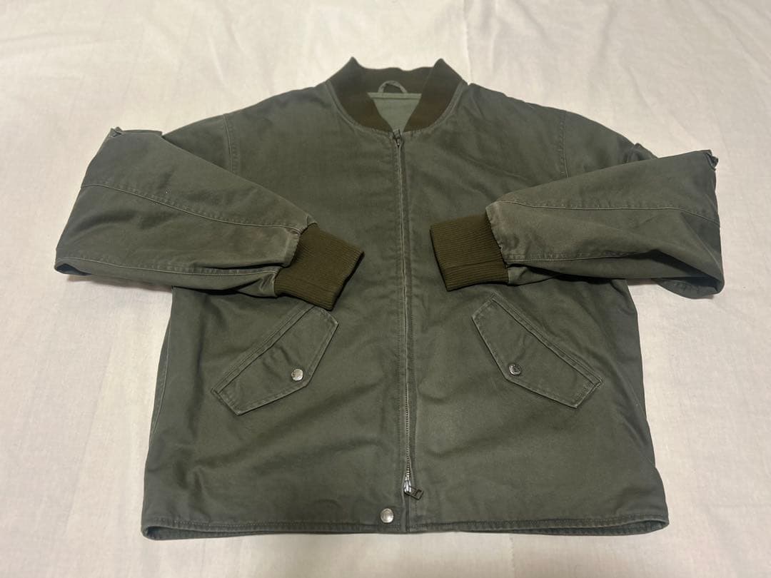 ジャケット・アウター UNIFORM EXPERIMENT WASHED FLIGHT BLOUSON