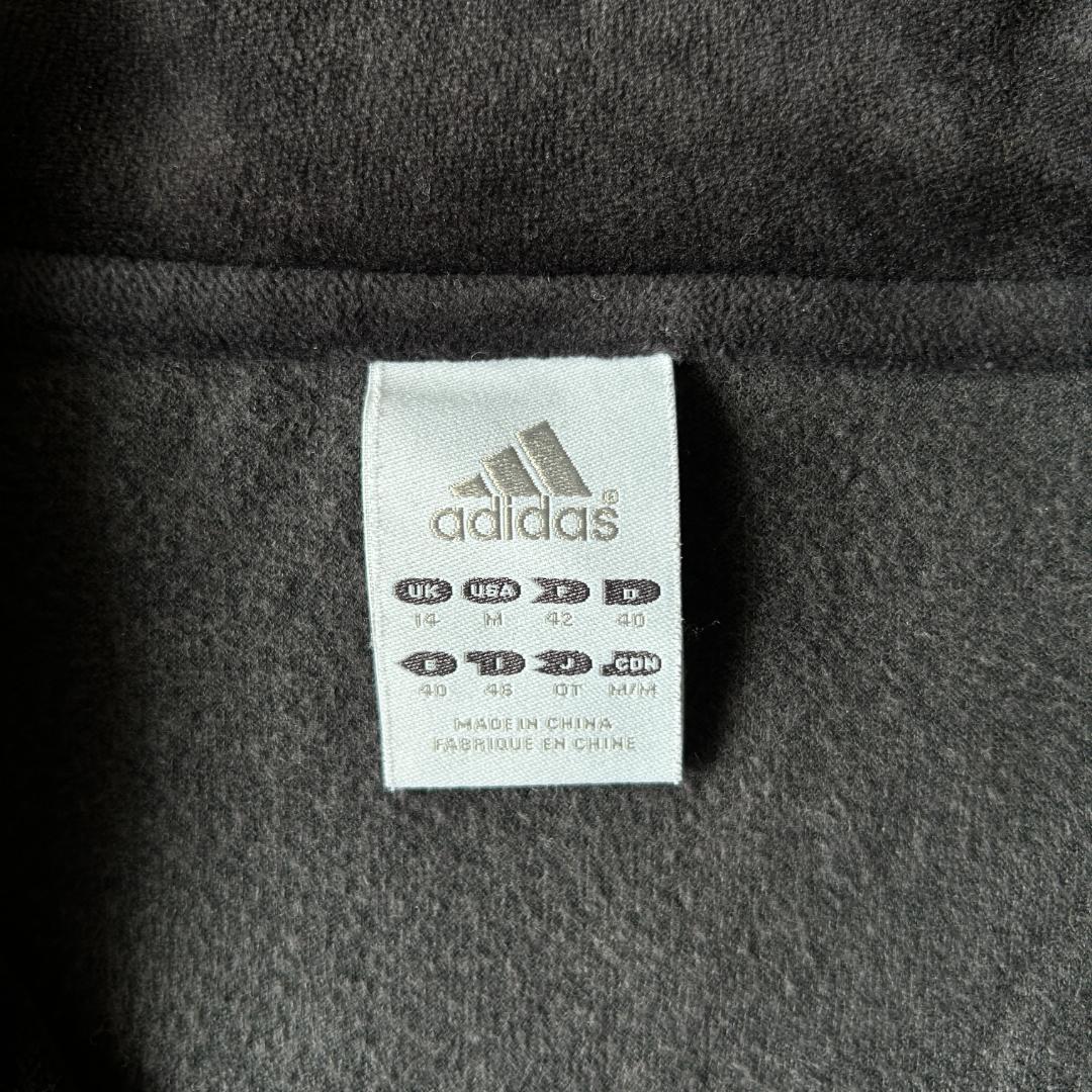 00s adidas ベロア トラックジャケット M ブラック レディースB47