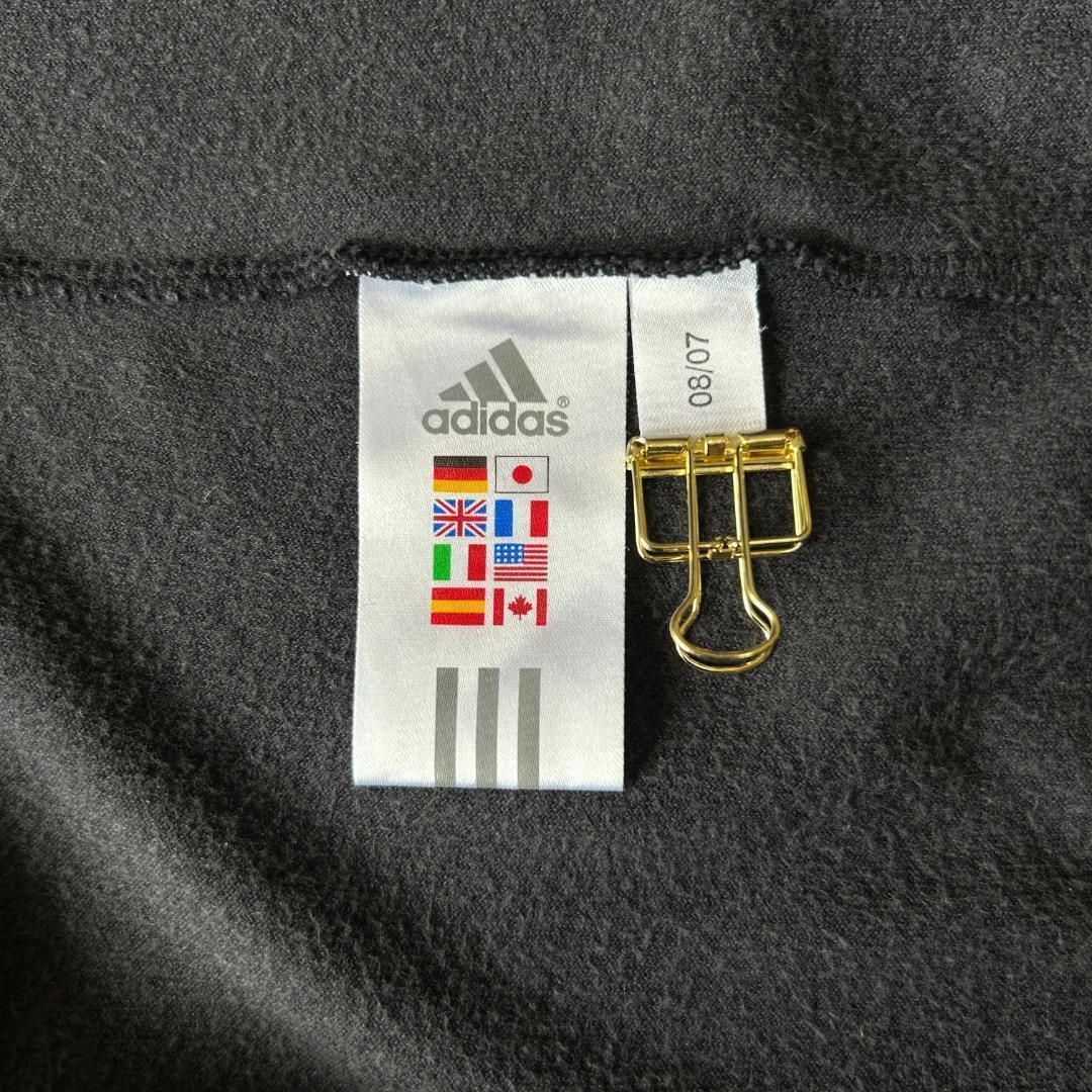 00s adidas ベロア トラックジャケット M ブラック レディースB47