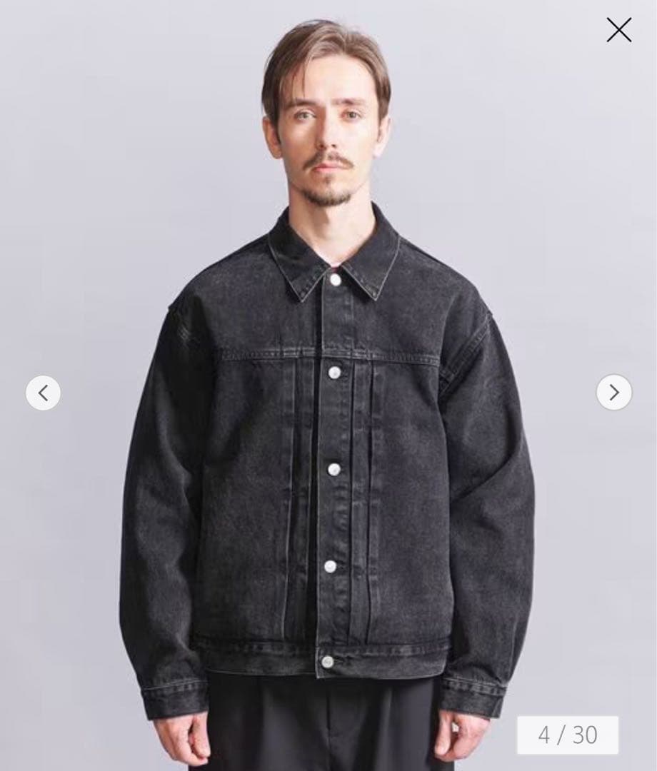 新品未使用タグ付き　ST/BIO ブラック デニム ジャケット BLACK L