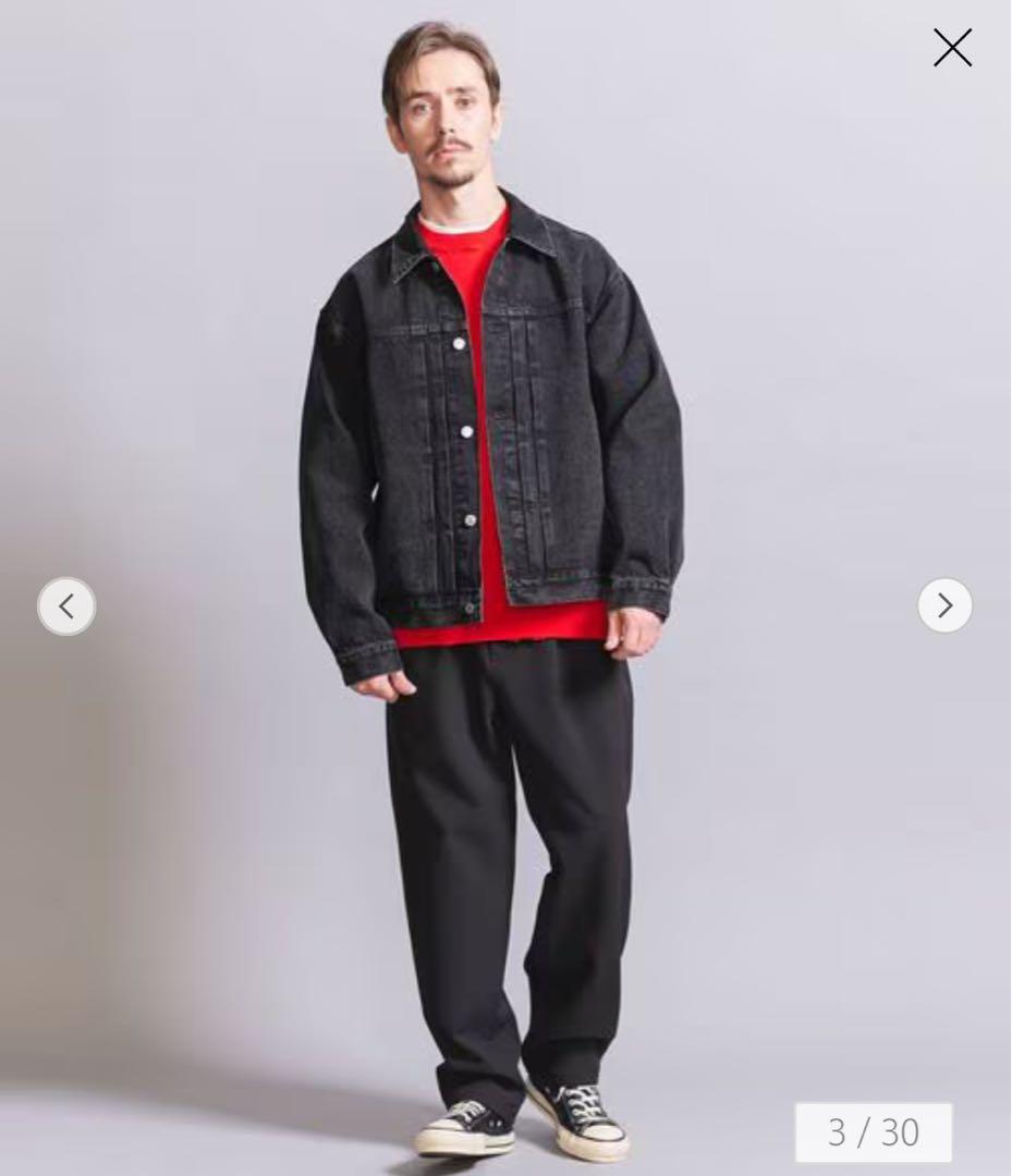 新品未使用タグ付き　ST/BIO ブラック デニム ジャケット BLACK L