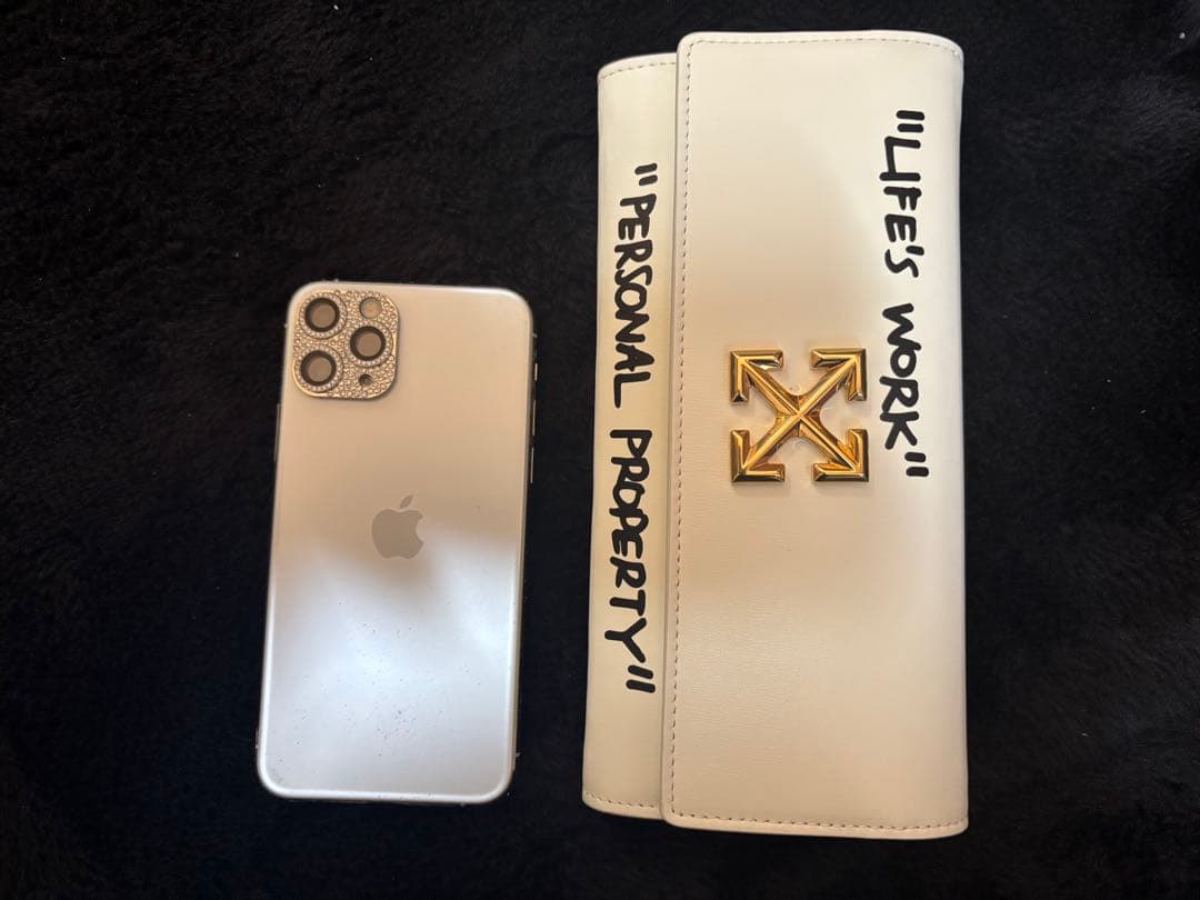 ⚠️hiro　Off-White ホワイト 財布チェーン