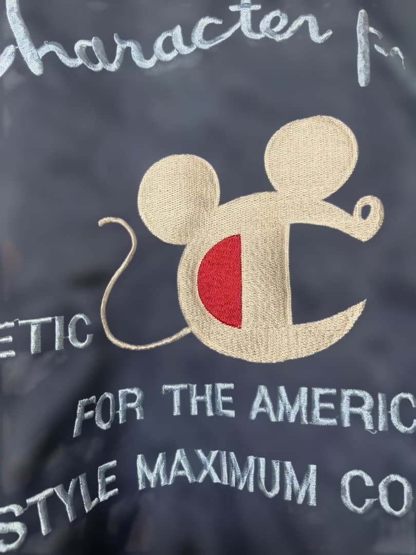 90ビンテージ◼️チャンピオンマウス・スタジャン・ジャケット◼️MA-1