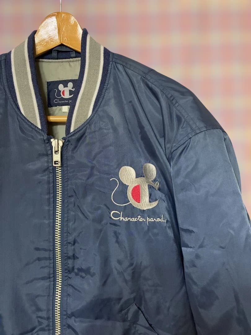 90ビンテージ◼️チャンピオンマウス・スタジャン・ジャケット◼️MA-1