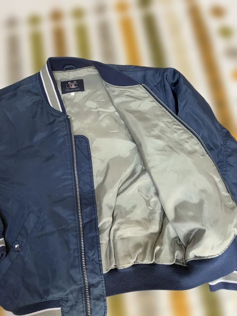 90ビンテージ◼️チャンピオンマウス・スタジャン・ジャケット◼️MA-1