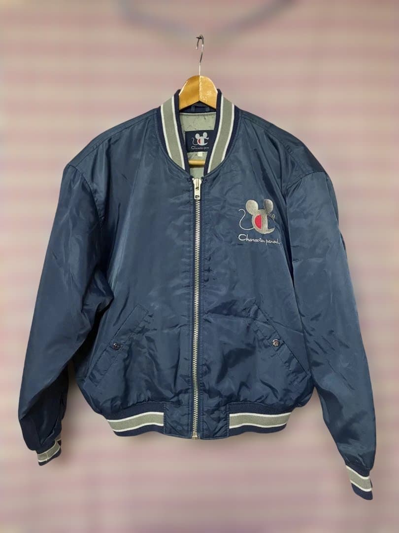 90ビンテージ◼️チャンピオンマウス・スタジャン・ジャケット◼️MA-1