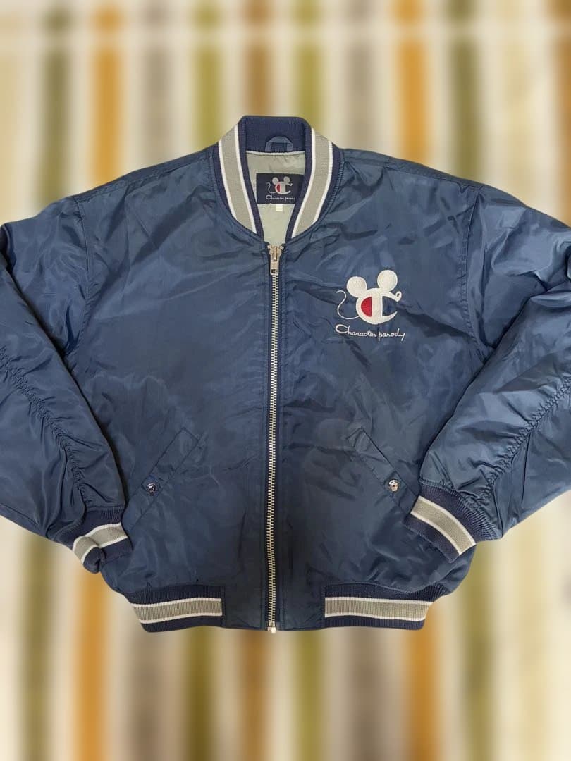 90ビンテージ◼️チャンピオンマウス・スタジャン・ジャケット◼️MA-1