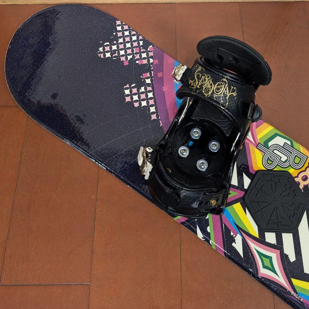 【3WAYバッグが便利！】SPOON スノーボードセット 初心者◎136cm