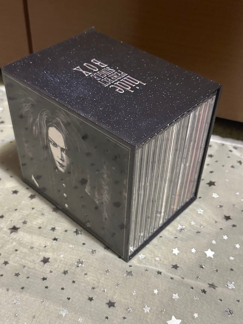 hide PERFECT SINGLE BOX CD DVD ギター フィギュア