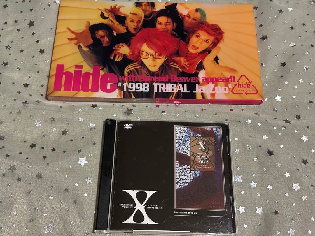 hide PERFECT SINGLE BOX CD DVD ギター フィギュア