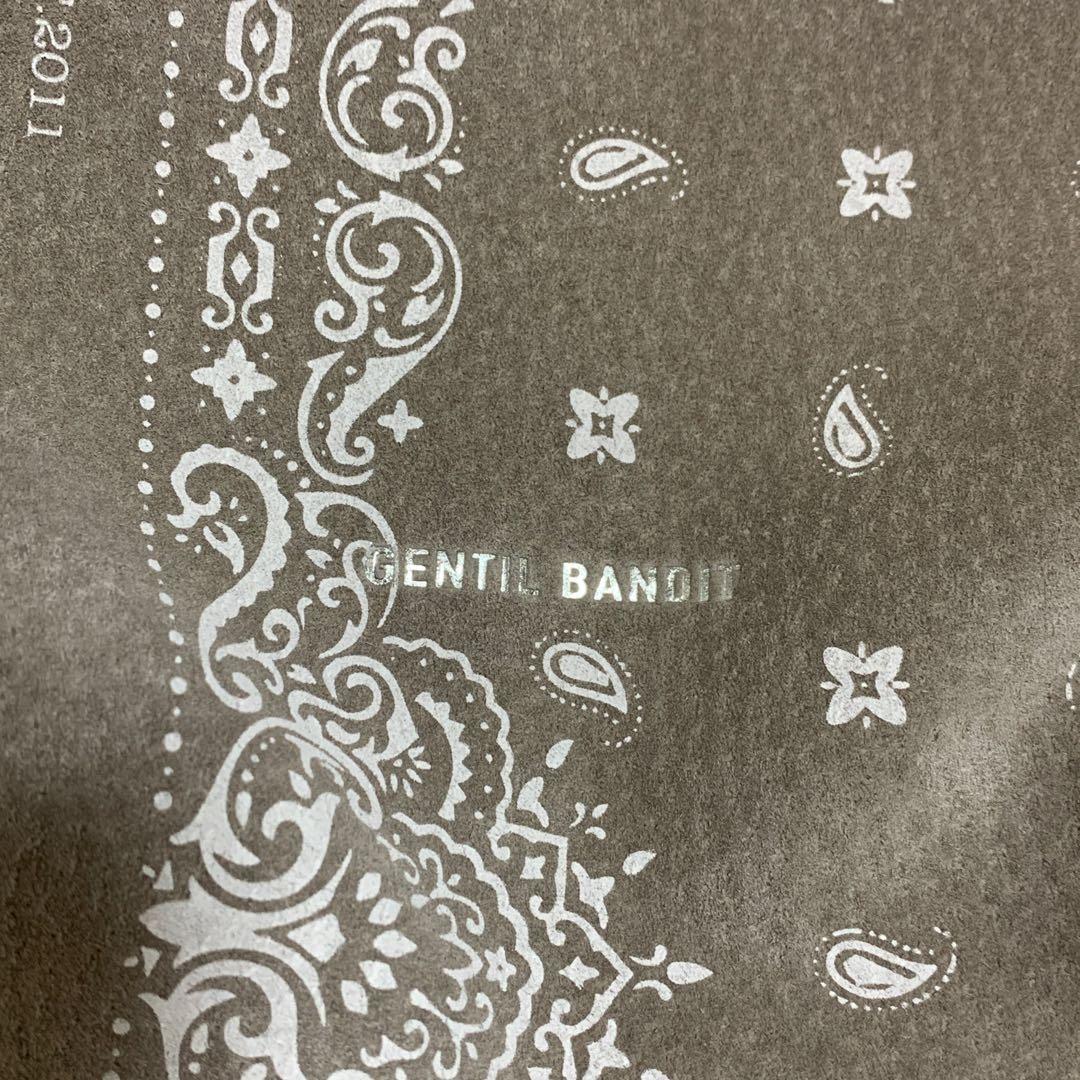 新品未使用　GENTIL BANDIT スエード巾着バッグ　アンテロープ　レザー