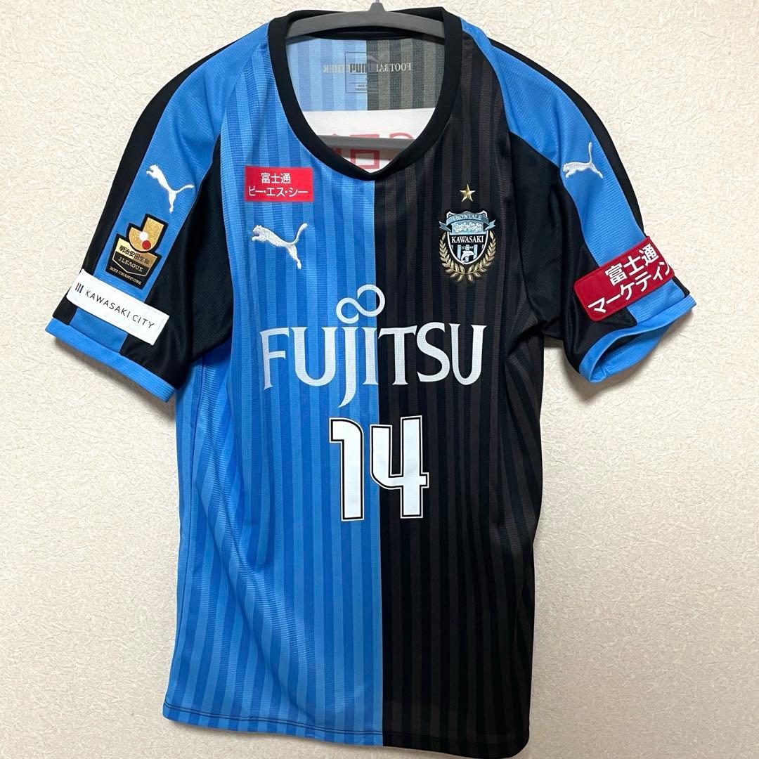 【正規品】川崎F 2018 中村憲剛14 ホーム M 美品