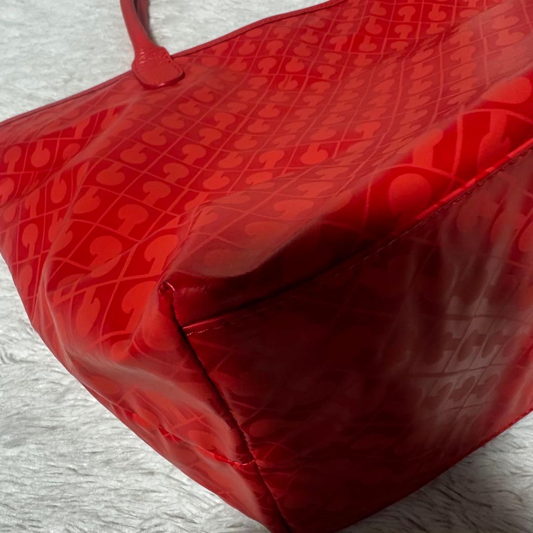 美品 GHERARDINI ソフティ　トートバッグ　総柄　大容量　A4可