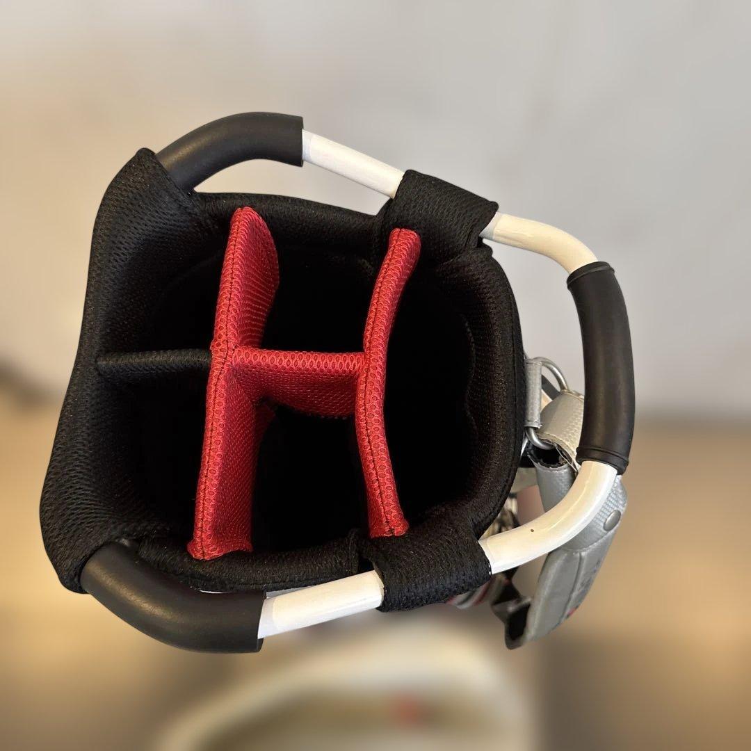   ゴルフ キャディバッグ トリコロール 9型 3点式