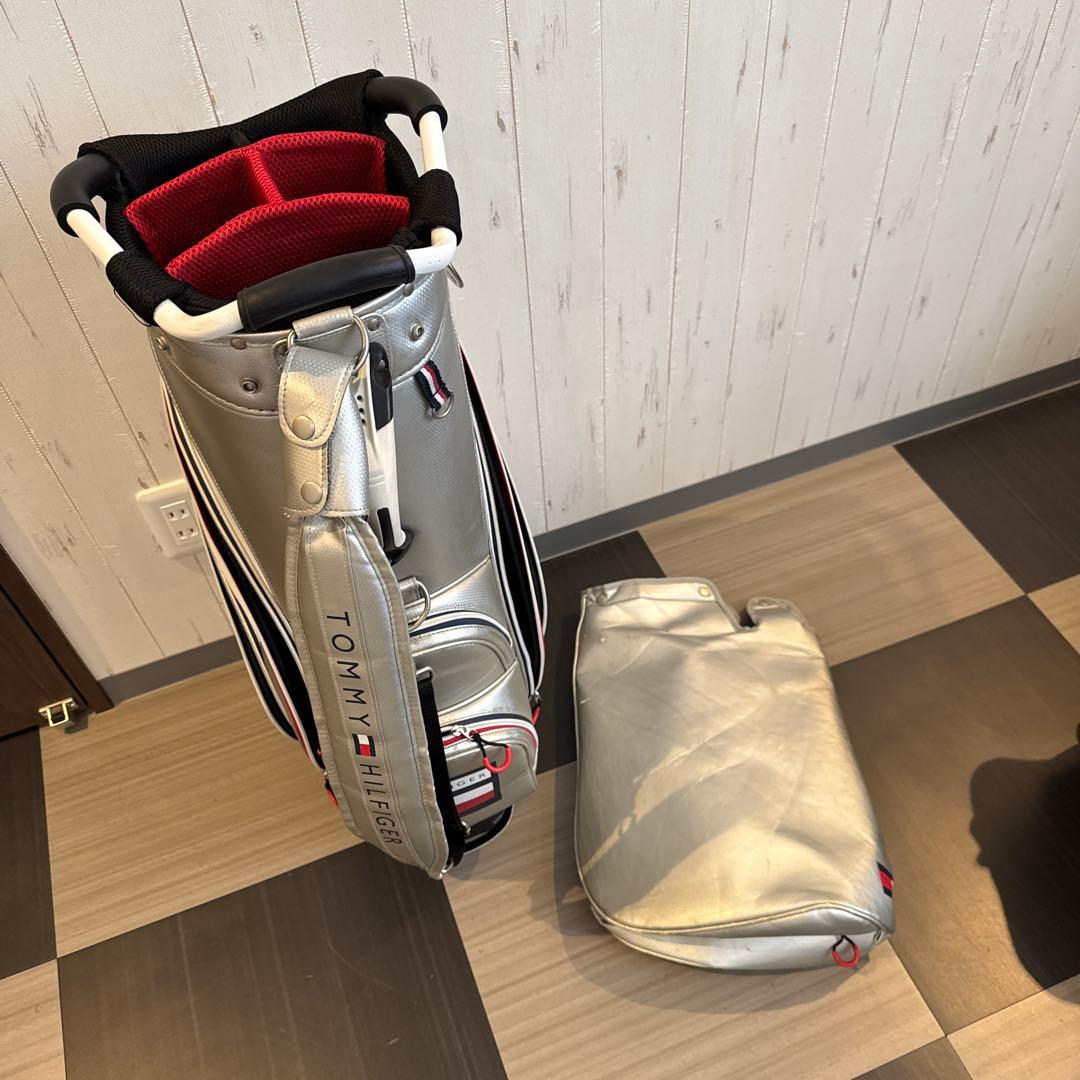   ゴルフ キャディバッグ トリコロール 9型 3点式