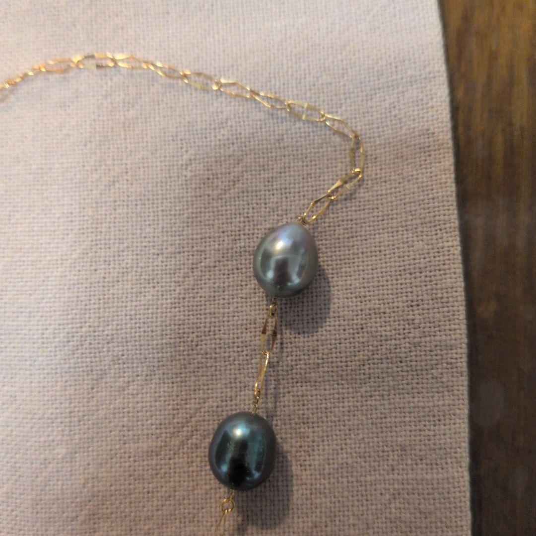 ペルラジオーネ黒蝶真珠ネックレス