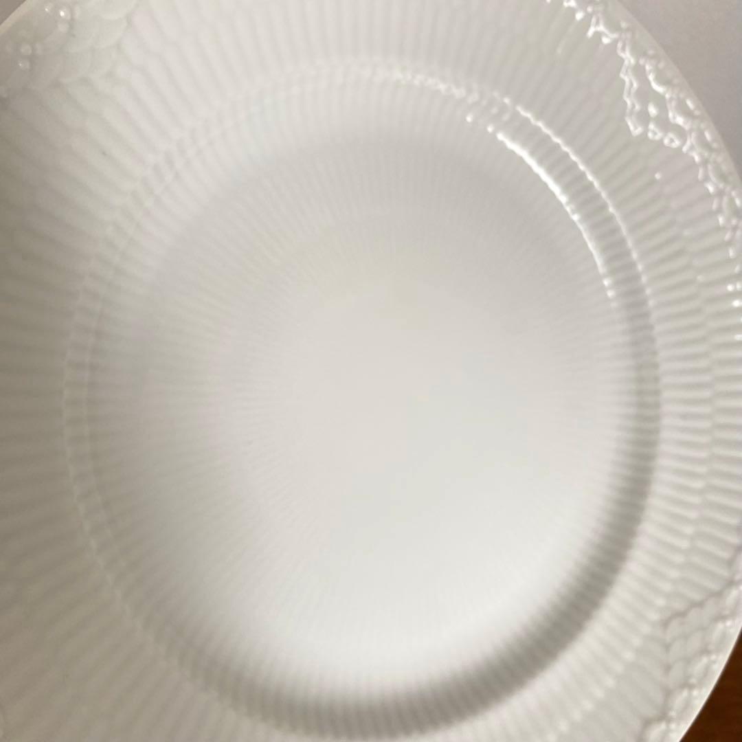 【SAKURA】ロイヤルコペンハーゲン ホワイトフルーテッド　3枚