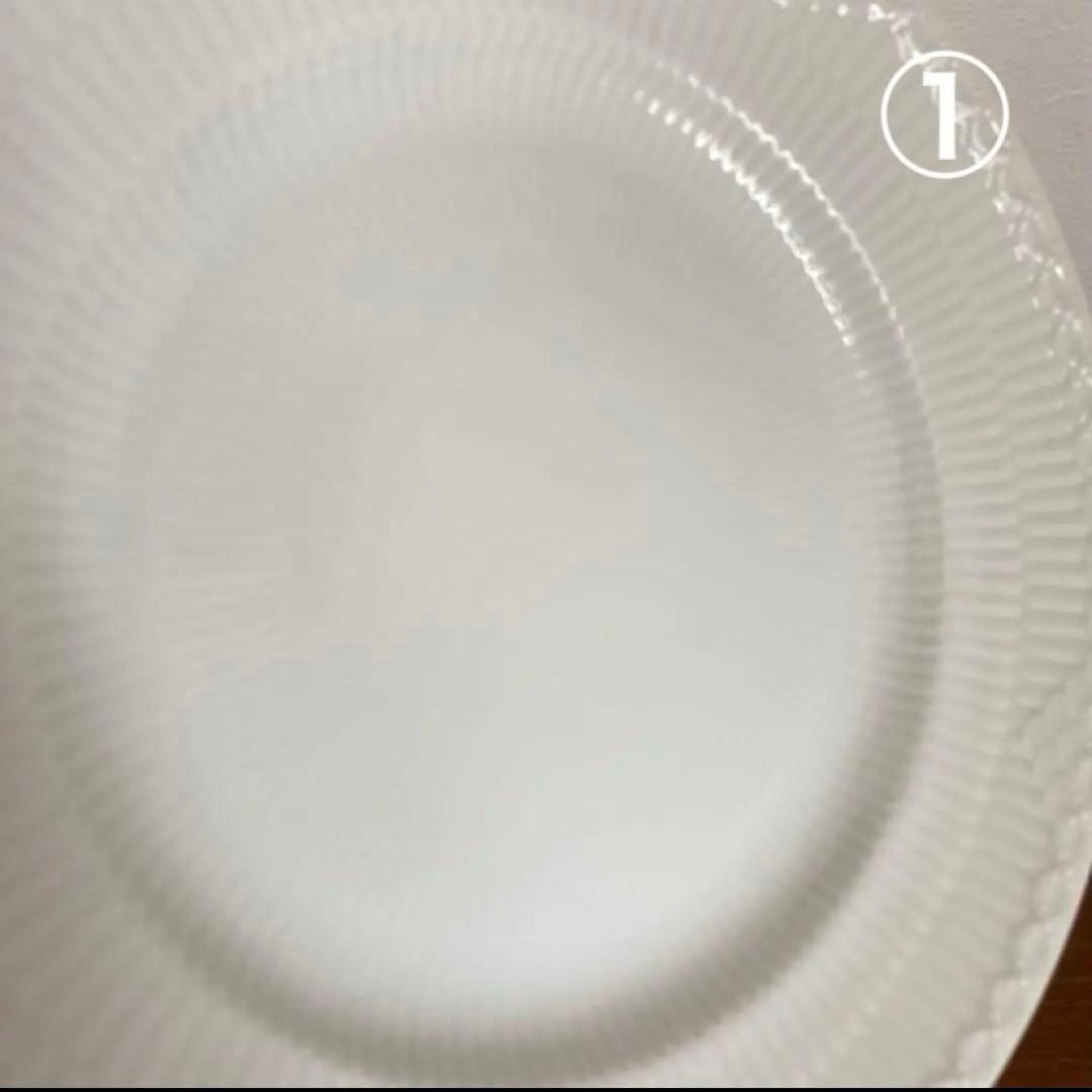 【SAKURA】ロイヤルコペンハーゲン ホワイトフルーテッド　3枚