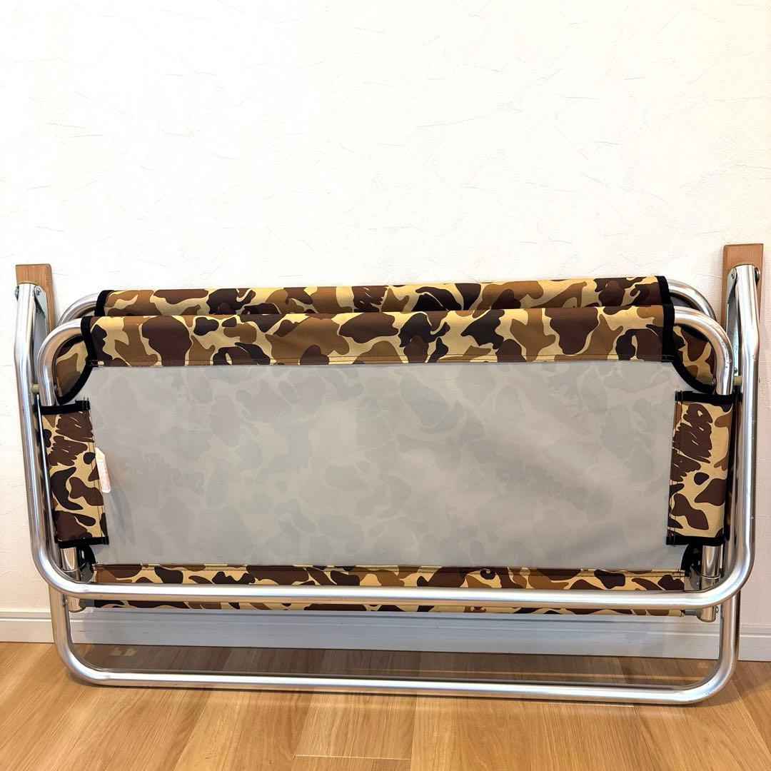 キャプテンスタッグ　カモフラ アルミベンチ