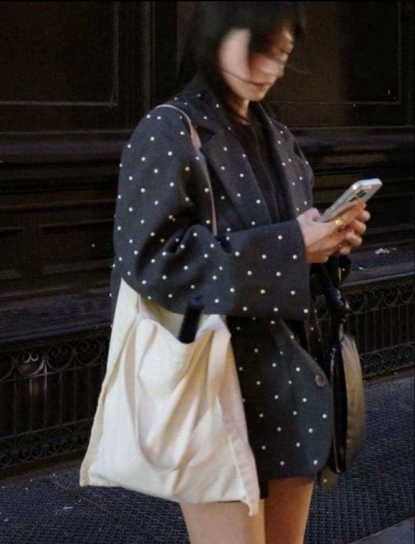 新品 CLANE クラネ パールジャケット PEARL DOT JACKET