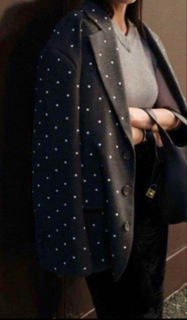 新品 CLANE クラネ パールジャケット PEARL DOT JACKET