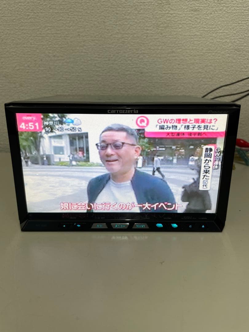 カロッツェリア◇AVIC-ZH09CS◇フルセグ/CD/DVD/BT/MS/SD