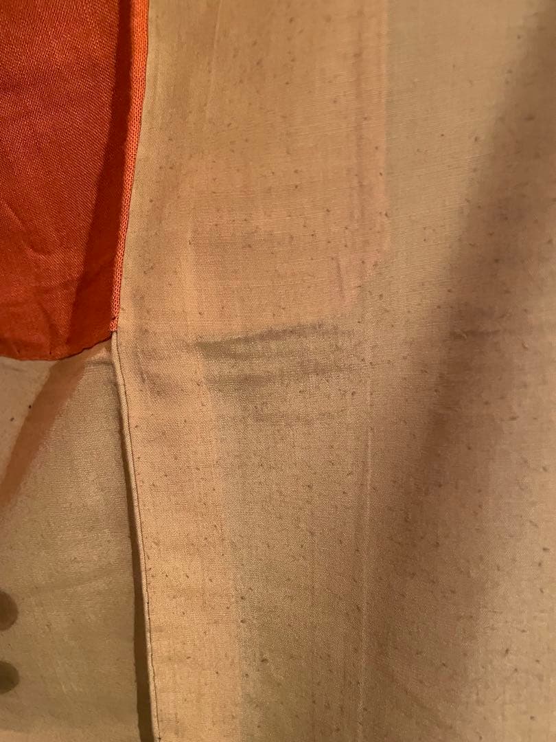 【銘仙】着物 大正ロマン レトロモダン アンティーク 正絹 矢羽根 146/62