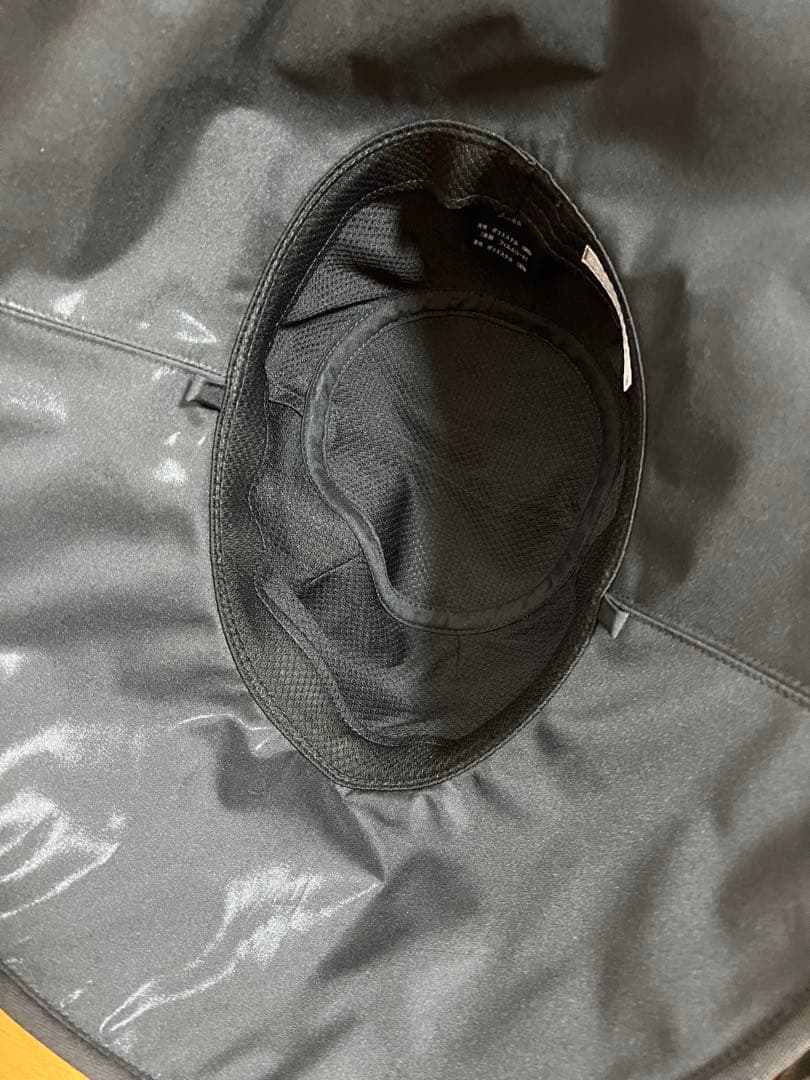 サンバリア100 ナチュラルハット 黒 Mサイズ