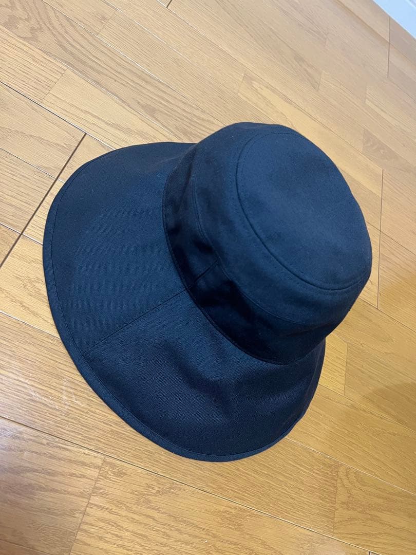 サンバリア100 ナチュラルハット 黒 Mサイズ