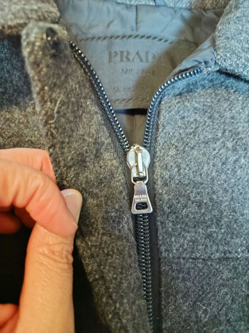 PRADAプラダウールVintageArchiveジャケットブルゾンコート