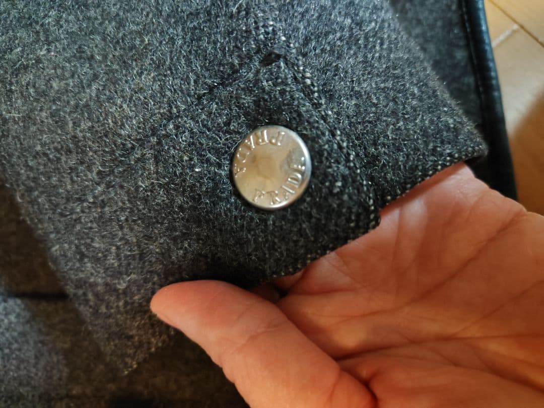 PRADAプラダウールVintageArchiveジャケットブルゾンコート