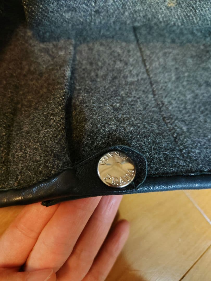 PRADAプラダウールVintageArchiveジャケットブルゾンコート