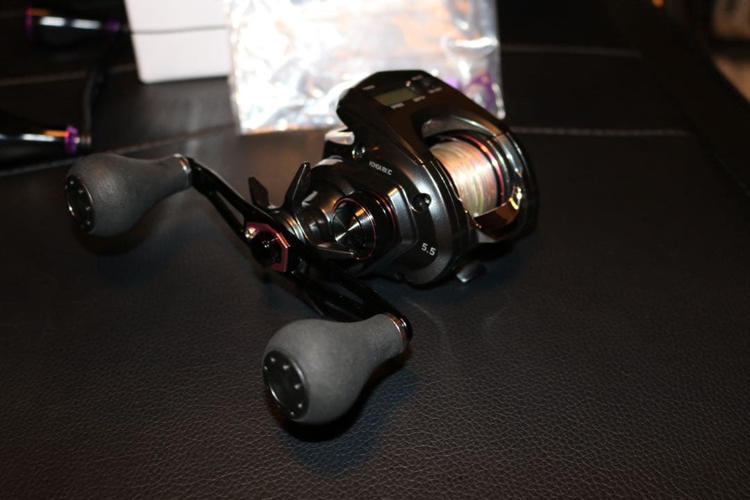 【美品】25 紅牙RX IC 150P L 左巻き タイラバ カウンター付き