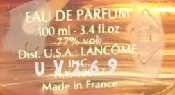 新品未使用 ランコム　トレゾア 100ml オードパルファム