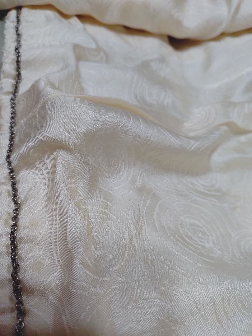 CHANELシャネルボタンノーカラーツイードジャケット フランス製