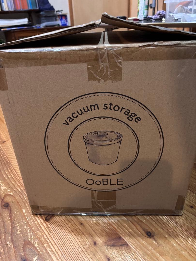 OoBLE ステンレス真空保存容器 未使用品！