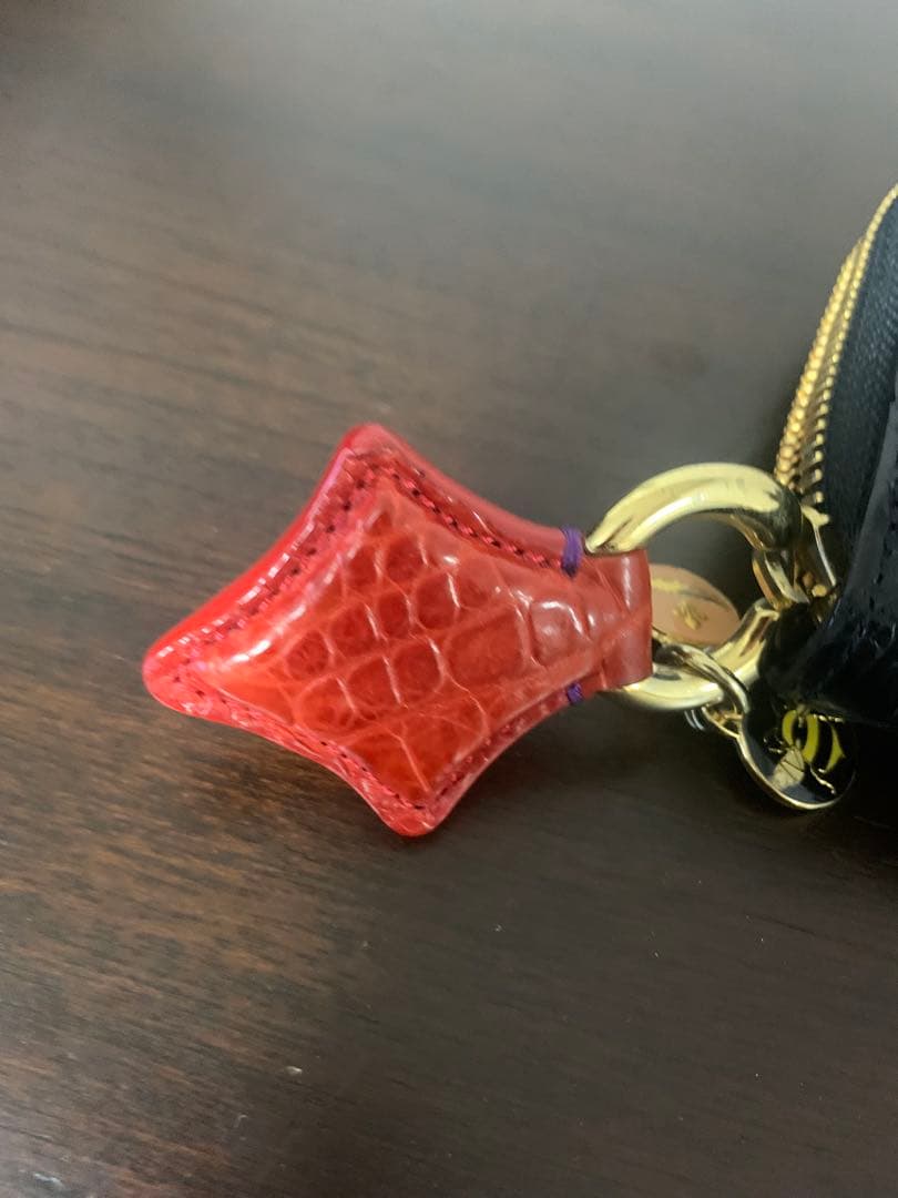 お*︎様 チビナイル　マットクロコダイル ウォレット